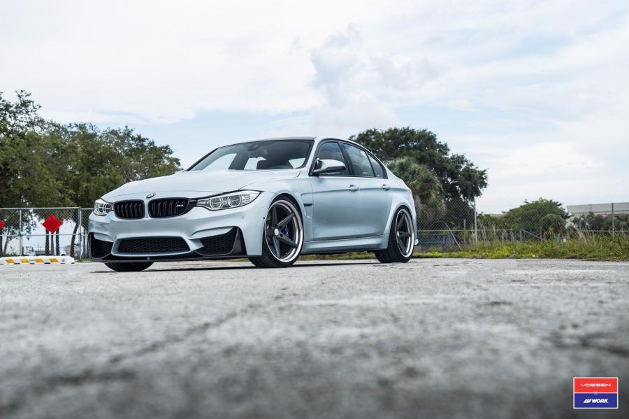  BMW M3 Sedan on Vossen Wheels (VWS-3) 2017 года  (фото 31 из 44)